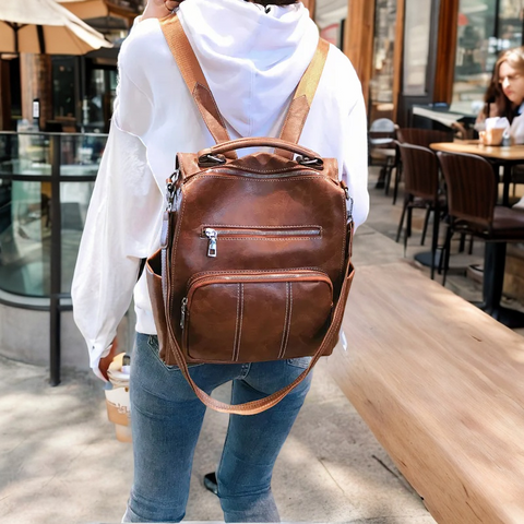 Oslo Vegan Leather Backpack