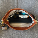 Ellie Vegan Tote Bag With Vibrant Strap