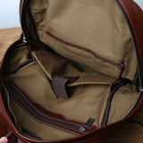 Vintage Leather Backpack Mens, Handmade Laptop Bag, Mens Full Grain Leather Rucksack, Man Backpack, College Bag