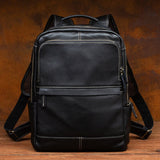 Vintage Leather Backpack, Mens Laptop Backpack, Travel Rucksack, Day Pack