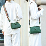 Italian Leather Doctor Bag, Vintage Bohemian Shoulder Strap, Womens Crossbody Leather Purse, Doctor Bag