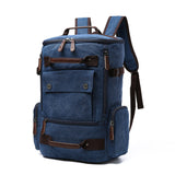 Vintage Canvas 15 inch Laptop Backpack, Tactical Canvas Rucksack, Retro School Backpack, Hiking Backpack, Travel Backpack
